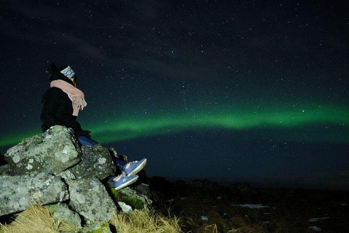 Aurora boreal privada con fotografías